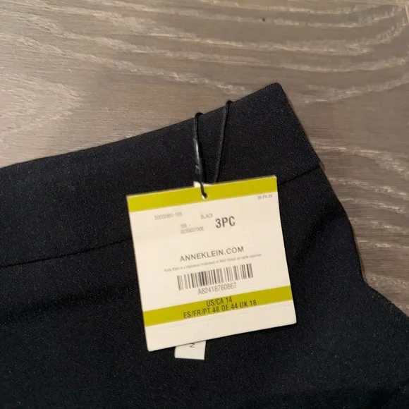 NWT Anne Klein Executive Collection 3 Pc Set Black - Picture 6 of 7